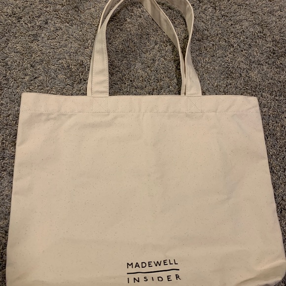SOLD Madewell Wave Canvas Tote Bag NWOT - Picture 7 of 7